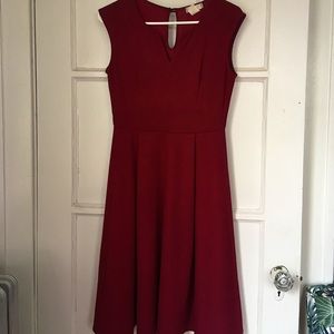 Red ModCloth A-Line Dress
